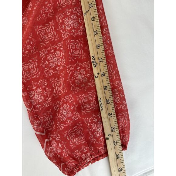Lane Bryant Plus Sz 18/20 Red Belted Swim Coverup Kimono Beachwear Resortwear - Picture 12 of 16